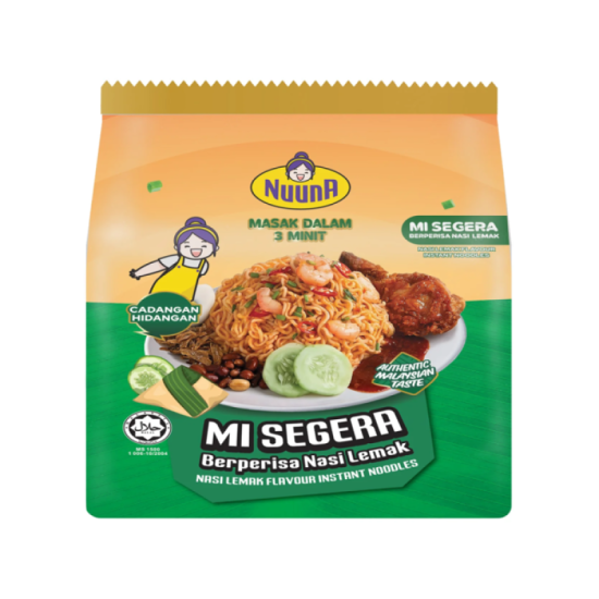 NUUNA MI SEGERA BERPERISA NASI LEMAK 80G*4