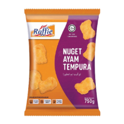 RAFFIE CHICKEN TEMPURA NUGGET 750G RAFFIE CHICKEN TEMPURA NUGGET 750G