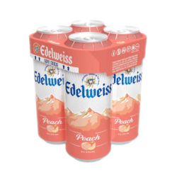 EDELWEISS PEACH BEER 320ML*4 EDELWEISS PEACH BEER 320ML*4