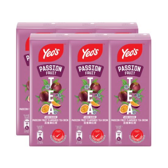 YEO'S PASSION FRUIT TEA 250ML*6'S