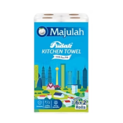 MAJULAH KITCHEN TOWEL 2PLY 90S*6R + 2R MAJULAH KITCHEN TOWEL 2PLY 90S*6R + 2R