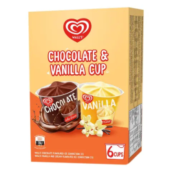 WALL'S CUP CHOCOLATE VANILLA MP 90ML*6 WALL'S CUP CHOCOLATE VANILLA MP 90ML*6