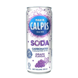 CALPIS SODA - GRAPE 320ML CALPIS SODA - GRAPE 320ML