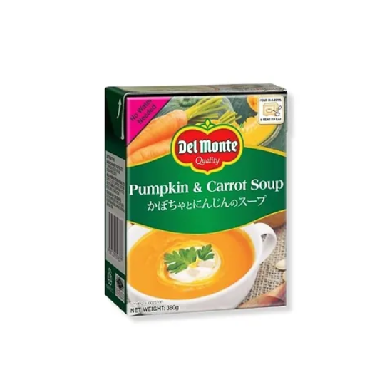 DEL MONTE TRC PUMPKIN & CARROT SOUP 380GM