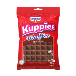 DR.OETKER KUPPIES WAFFLES - CHOCOLATE 90GM DR.OETKER KUPPIES WAFFLES - CHOCOLATE 90GM