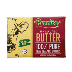 PROMEX UNSALTED BUTTER 250G PROMEX UNSALTED BUTTER 250G