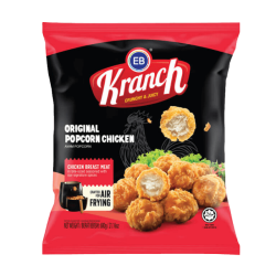EB KRANCH ORIGINAL POPCORN CHICKEN 600G EB KRANCH ORIGINAL POPCORN CHICKEN 600G