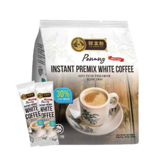 SIN BOON KEE PENANG  PREMIX WHITE COFFEE 35GM*15'S