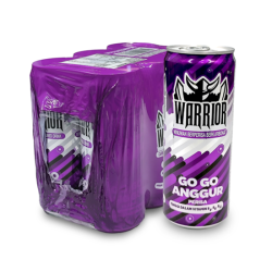 WARRIOR GO GO GRAPE 320ML*6'S WARRIOR GO GO GRAPE 320ML*6'S