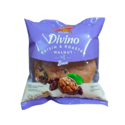 MASSIMO DIVINO RAISIN & ROASTED WALNUT BUN 60GM MASSIMO DIVINO RAISIN & ROASTED WALNUT BUN 60GM