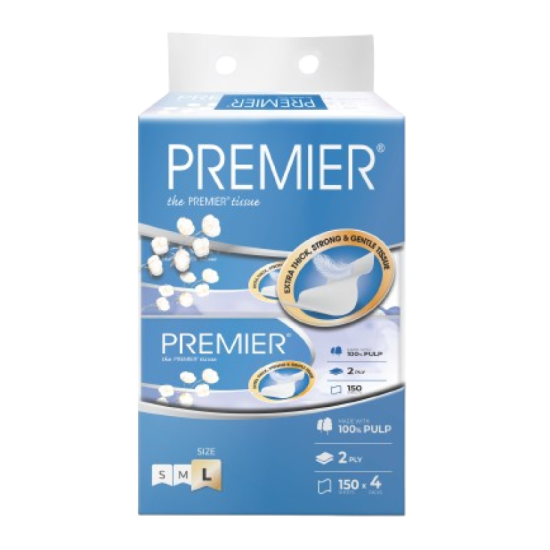 PREMIER NATURE 2PLY SOFT PACK 150S*4