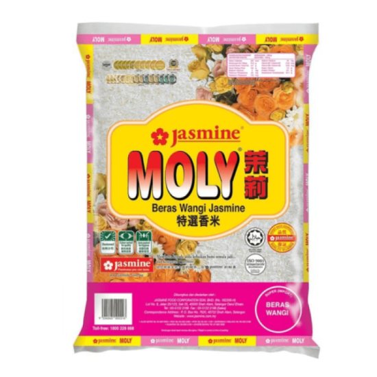 JASMINE MOLY FRAGRANT RICE 10KG