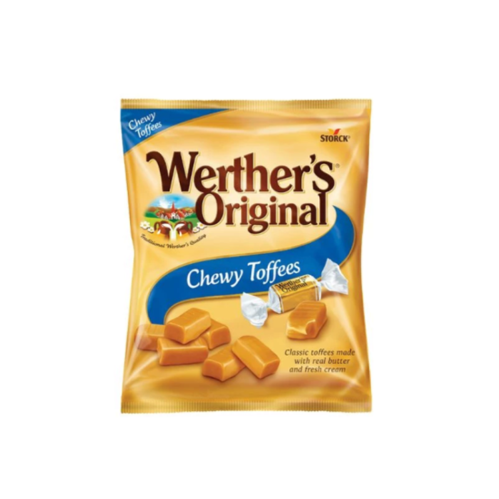 WERTHER'S ORIGINAL CHEWY TOFFEES 80GM