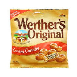 WERTHER'S ORG CREAM CANDIES 90GM