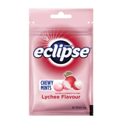 ECLIPSE CHEWY MINTS LYCHEE 45GM ECLIPSE CHEWY MINTS LYCHEE 45GM