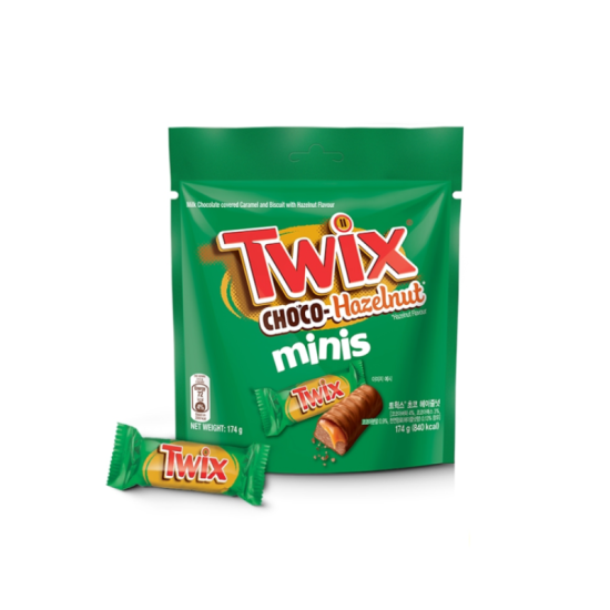 TWIX MINIS HAZELNUT 174GM