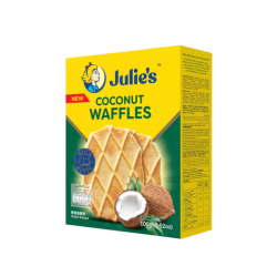 JULIE'S COCONUT WAFFLES 100GM JULIE'S COCONUT WAFFLES 100GM