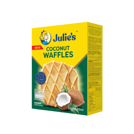 JULIE'S COCONUT WAFFLES 100GM