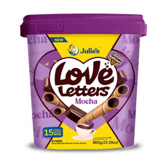 JULIE'S LOVE LETTER MOCHA 660GM