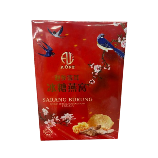 A1 BIRD NEST+GINSENG,WHT FUNGUS & ROCK SUGAR 70G*6