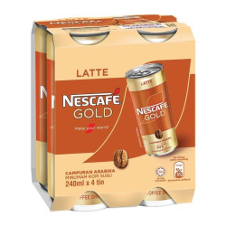 NESCAFE GOLD LATTE 4*240ml NESCAFE GOLD LATTE 4*240ml