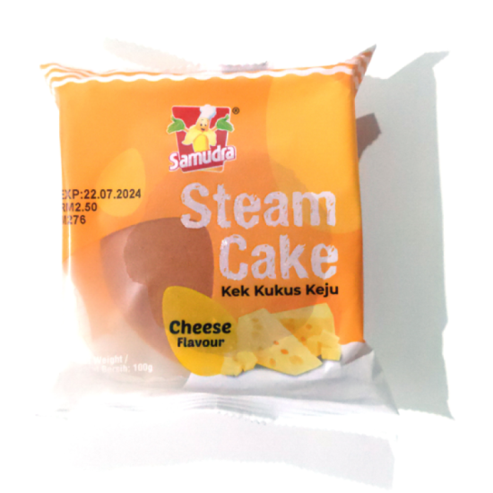 SAMUDRA STEAM CAKE - CHEESE FLAVOUR 100GM