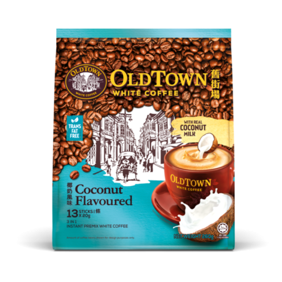 OLD TOWN COCOUNT WHITE COFFEE 20GM*13'S