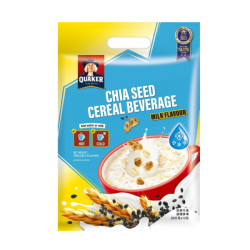 QUAKER CHIA SEED CEREAL MILK FLAVOR 28GM*10'S QUAKER CHIA SEED CEREAL MILK FLAVOR 28GM*10'S