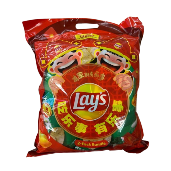 LAYS CNY BUNDLE SOUR CREAM 170GM*2