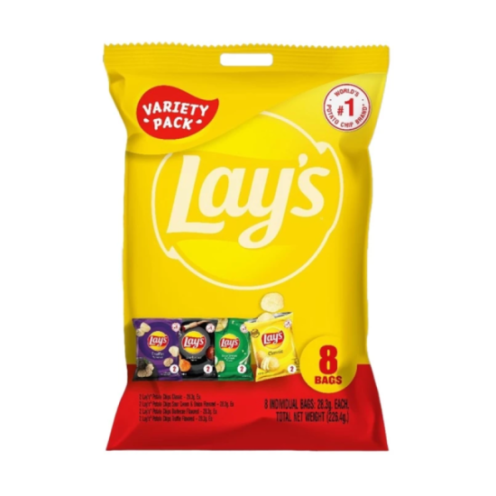 LAYS VARIETY PACK 28.3GM*8