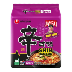 NONGSHIM SHIN RAMYUN TOM YUM 123GM*4 NONGSHIM SHIN RAMYUN TOM YUM 123GM*4