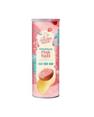 THE GOLDEN DUCK CRISPS HIMALAYA PINK SALT 125GM