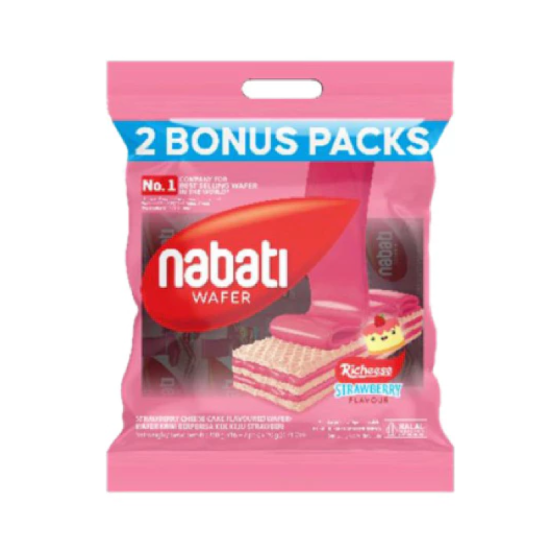 NABATI WAFER STRAWBERRY FP 360GM