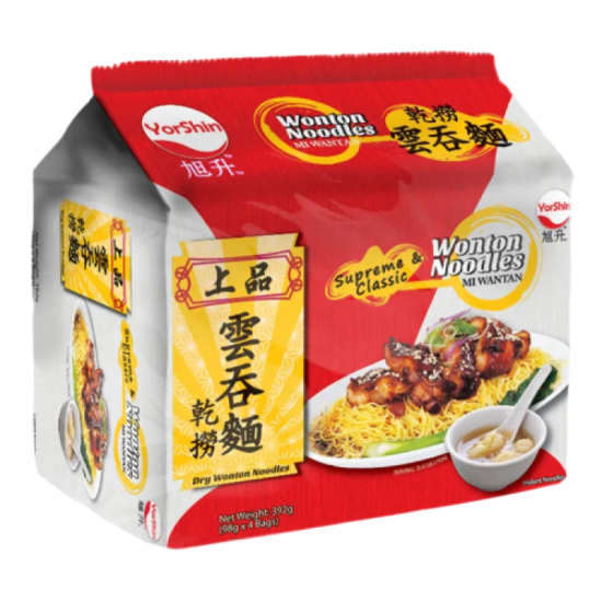 YORSHIN S & C WONTON NOODLE 98GM*4