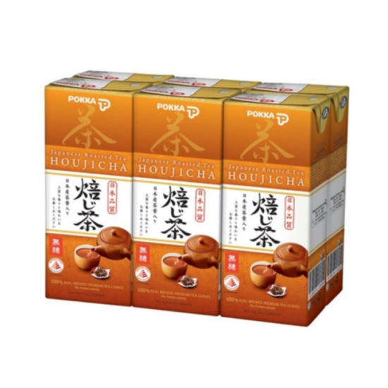 POKKA HOUJICHA 250ML*6'S