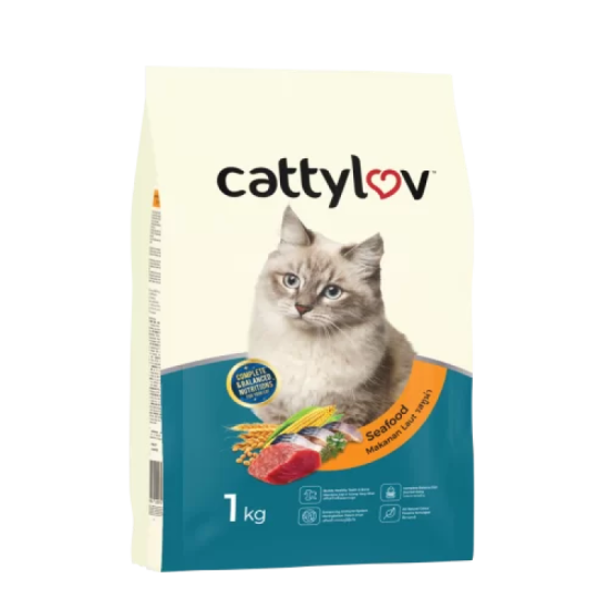 CATTYLUV CAT FOOD (DRY) SEAFOOD 1KG