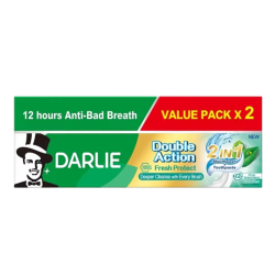 DARLIE TOOTHPASTE FRESH PROTECT 2IN1 160G*2 DARLIE TOOTHPASTE FRESH PROTECT 2IN1 160G*2