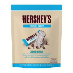 HERSHEY'S COOKIES 'N' CREME SNACK SIZED 153GM HERSHEY'S COOKIES 'N' CREME SNACK SIZED 153GM