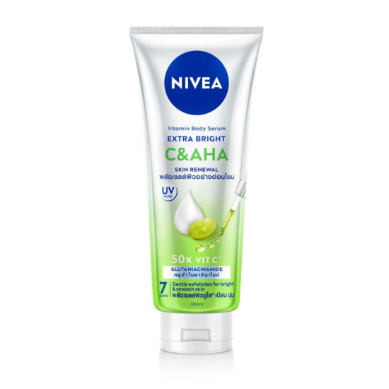 NIVEA BODY LOTION EXTRA BRIGHT C&AHA VIT SERUM 300ML