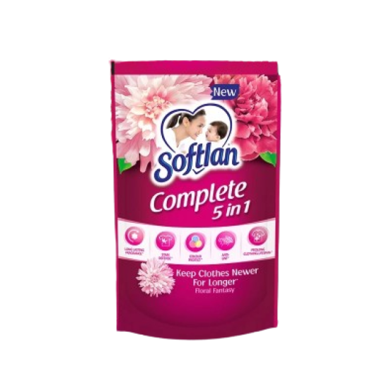 SOFTLAN (REFILL) COMPLETE 5IN1 FLORAL FANTASY 550ML