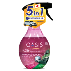 OASIS CAR MULTISURFACE SWEET FLORAL & PINK ROSE 400ML OASIS CAR MULTISURFACE SWEET FLORAL & PINK ROSE 400ML