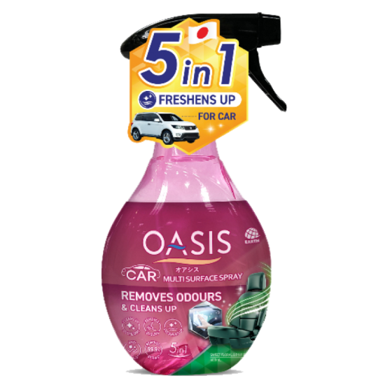 OASIS CAR MULTISURFACE SWEET FLORAL & PINK ROSE 400ML