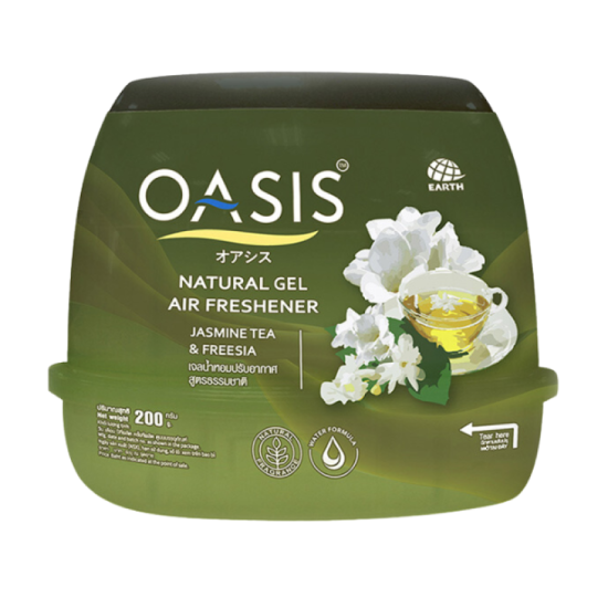 OASIS AIR FRESHENER GEL JASMINE TEA + FREESIA 200G