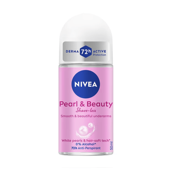 NIVEA WOMEN DEODORANT - PEARL&BEAUTY SHAVELESS 50ML