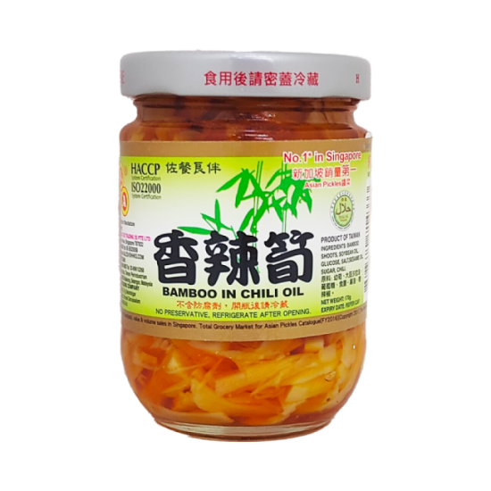 3A BAMBOO IN CHILI OIL 170GM