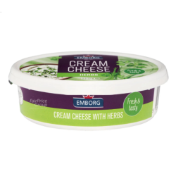 EMBORG CREAM CHEESE HERBS 175G