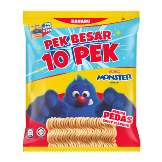 MAMEE MONSTER HOT & SPICY 25GM*10
