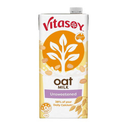 VITASOY UHT OAT MILK UNSWEETENED 1 LITER VITASOY UHT OAT MILK UNSWEETENED 1 LITER