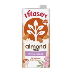 VITASOY UHT ALMOND MILK UNSWEETENED 1 LITER VITASOY UHT ALMOND MILK UNSWEETENED 1 LITER