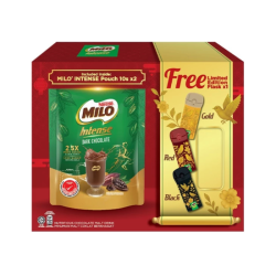 MILO INTENSE DARK CHOCOLATE TWIN PACK 33G*10